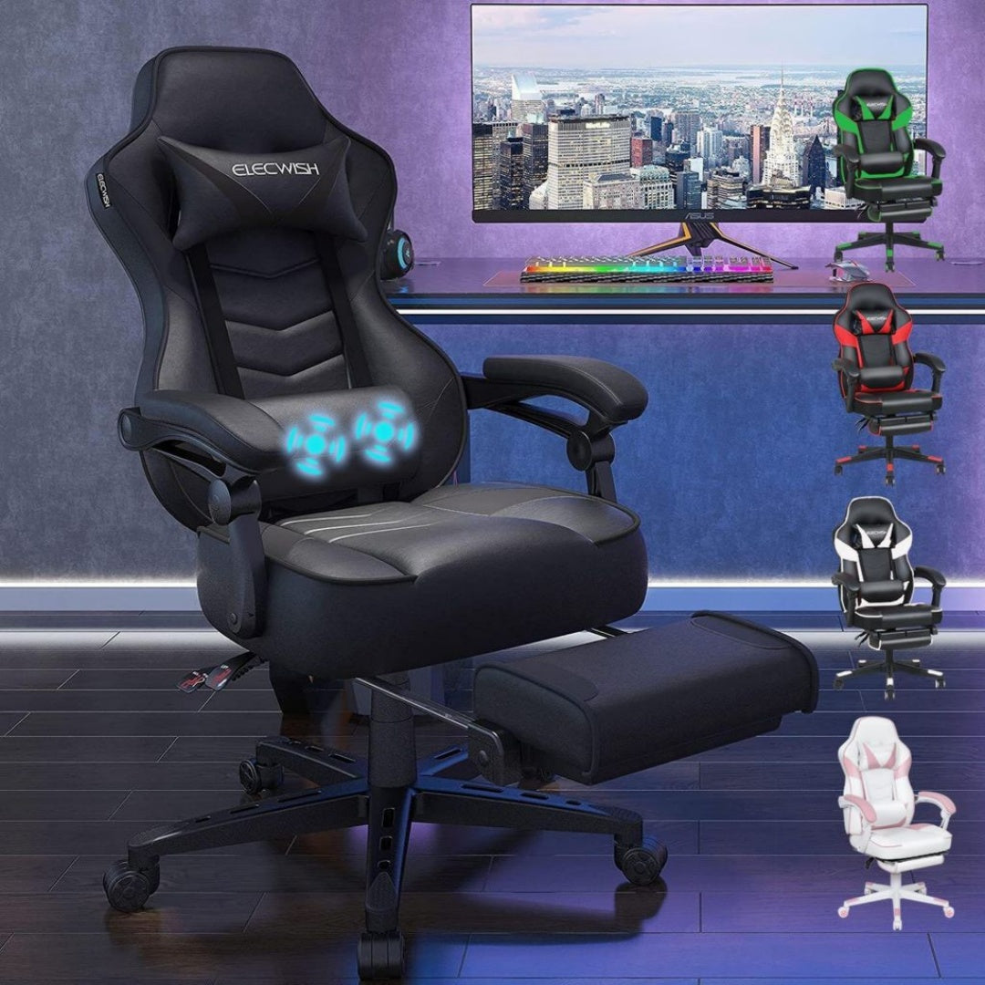 Chaise de Bureau Ergonomique en Mousse de Couleur Noir