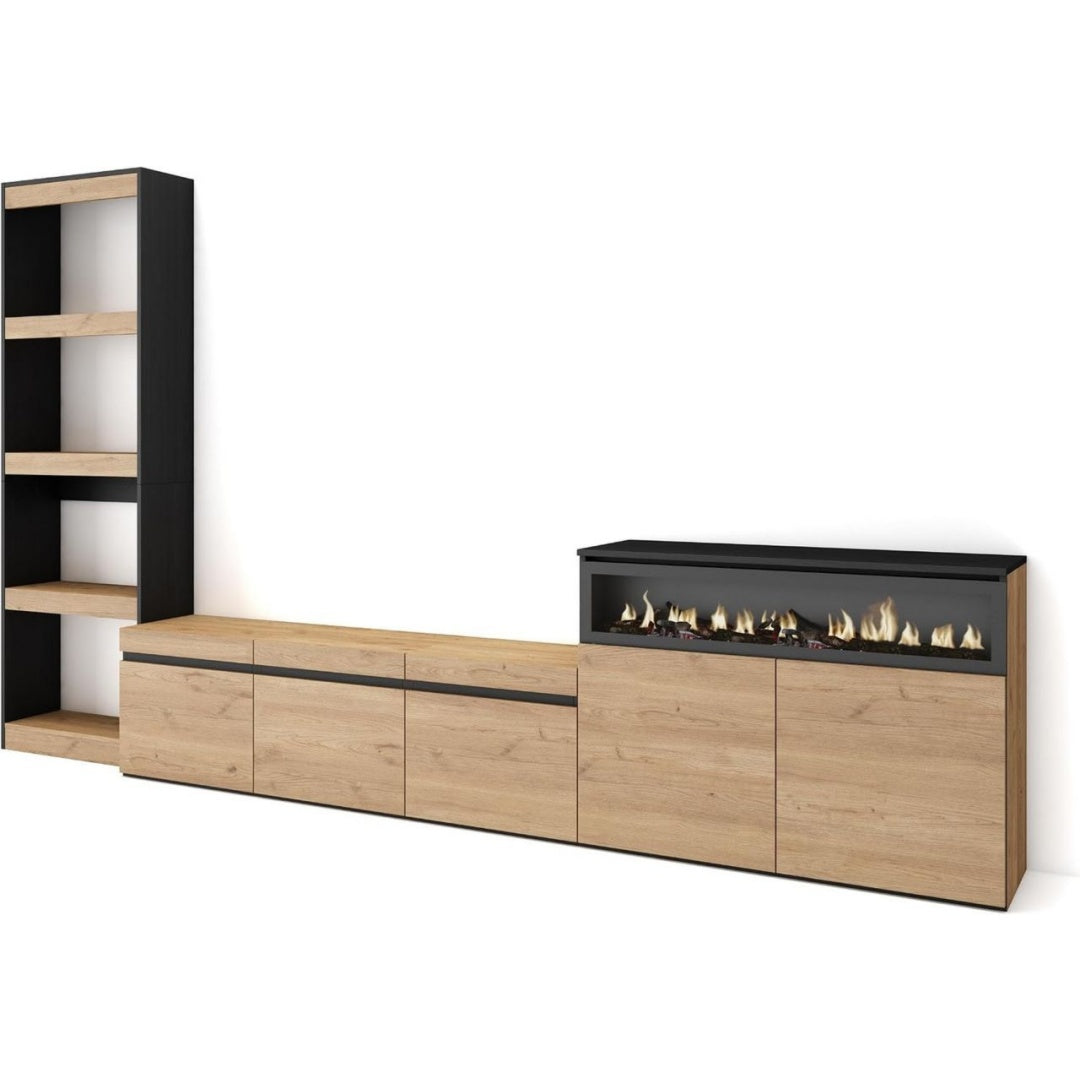etagere, Dimensions 310 x 186 x 35 cm
