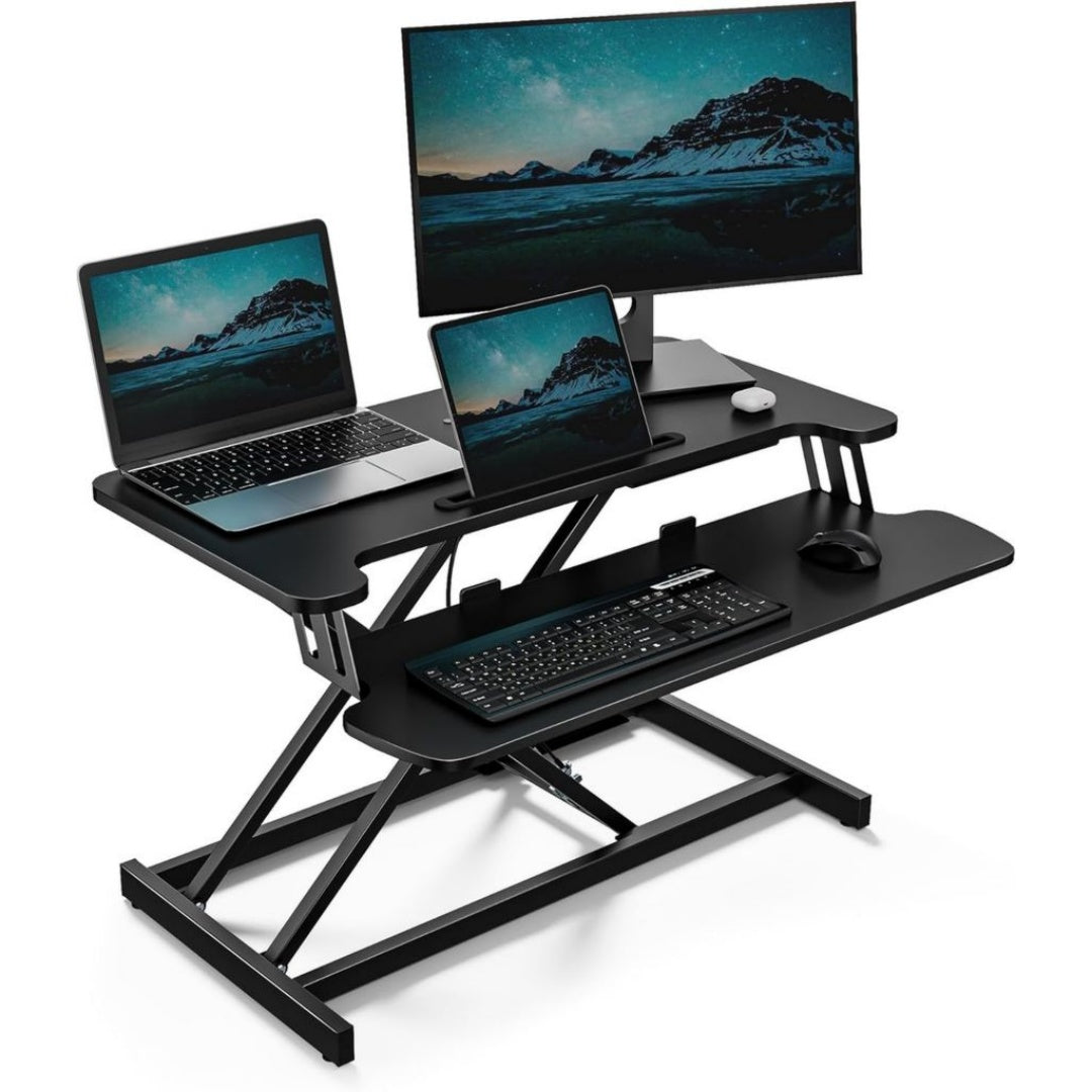 Bureau Assis-Debout Reglable au Style Moderne et Minimaliste