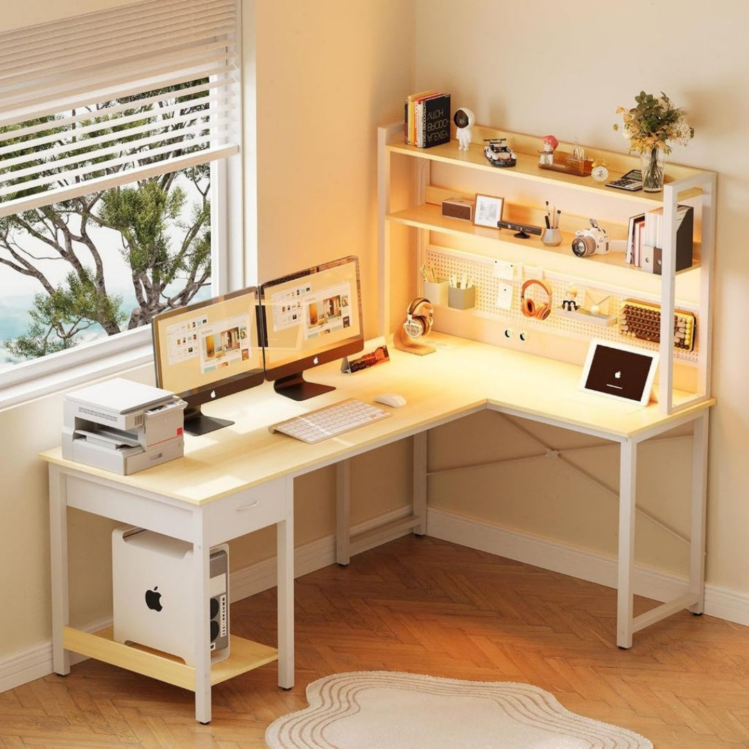 Bibliotheque en Metal, Finition Blanc