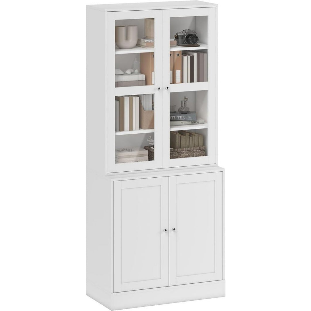 Meuble de Rangement Argente, Format 75 x 35 x 116.5 cm