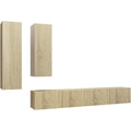 Meuble TV Chene en Bois d'Ingenierie