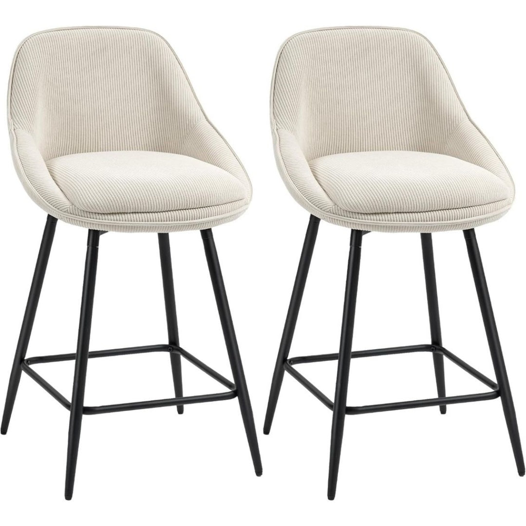 Une allure moderne avec ce lot de 2 tabourets de bar – Tabouret de Bar